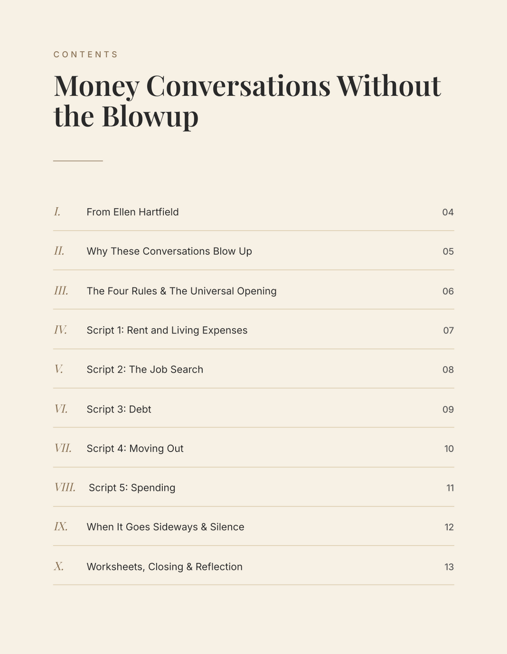 The Family Launch System- Money Conversations Without the Blowup