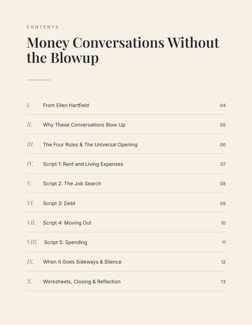 The Family Launch System- Money Conversations Without the Blowup