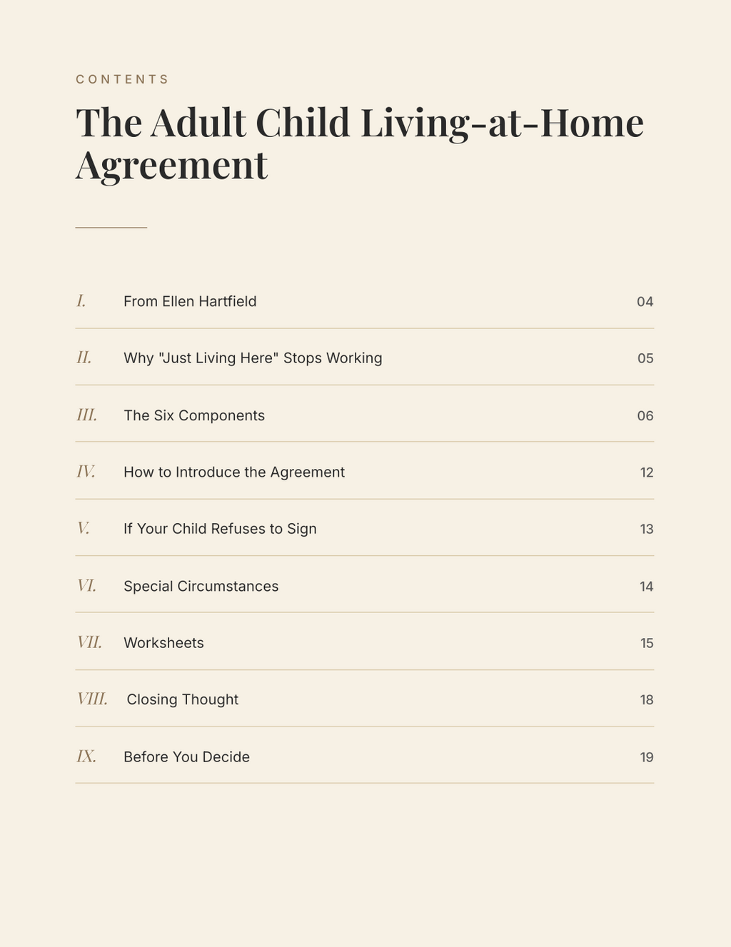 The Family Launch System- The Adult Child Living-at-Home Agreement