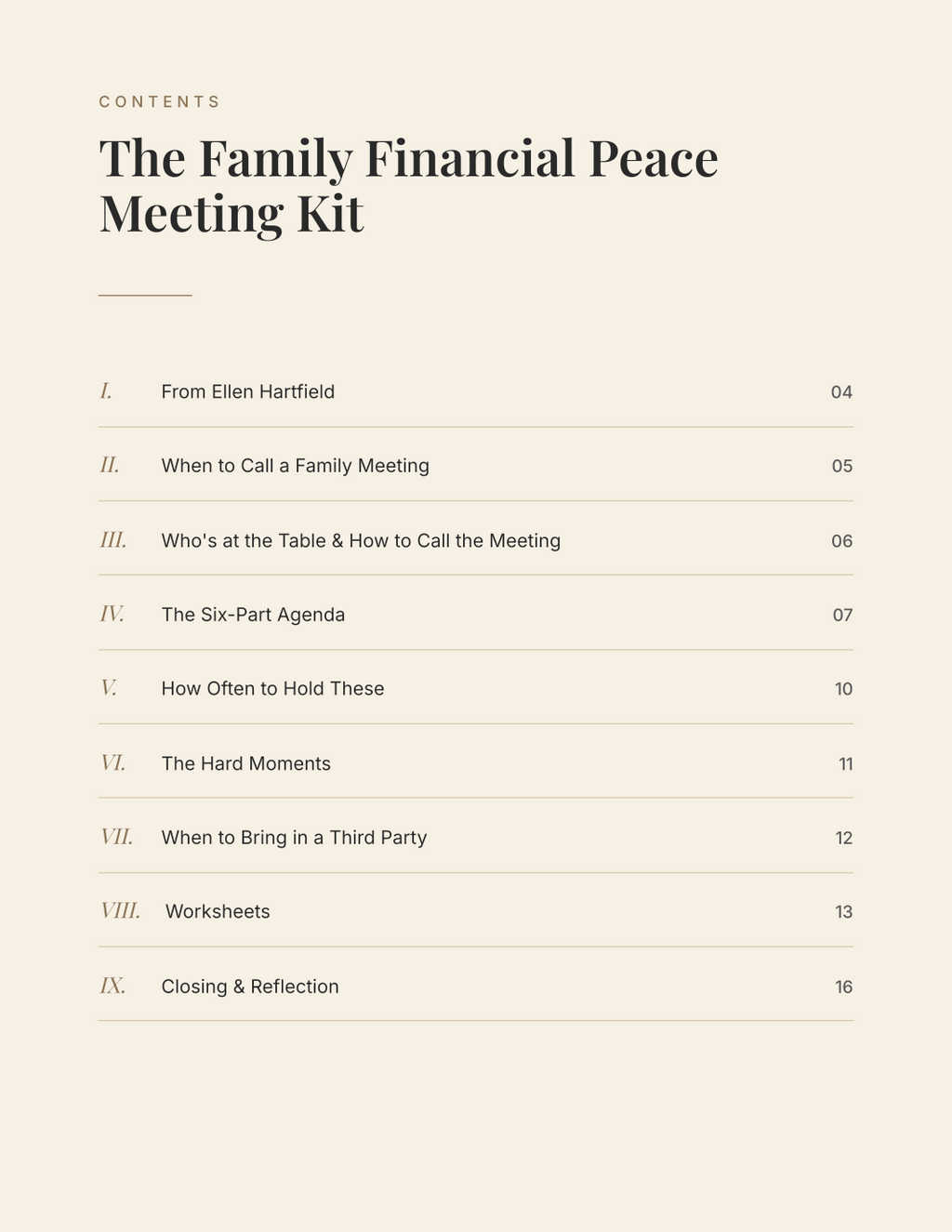 06 The Family Launch System- The Family Financial Peace Meeting Kit