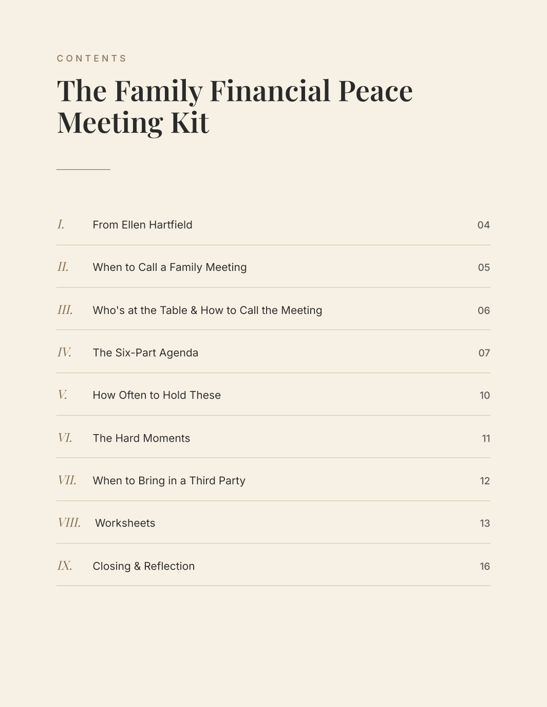 06 The Family Launch System- The Family Financial Peace Meeting Kit