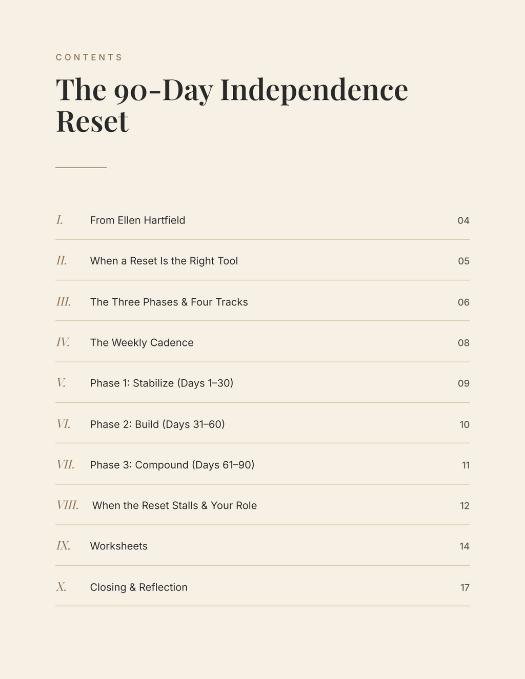 The Family Launch System- The 90-Day Independence Reset